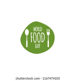 World Food Day Logo Vector Template Design Illustration