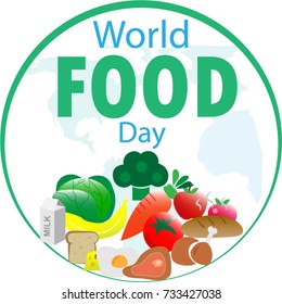 World Food Day Logo Vector Illustration