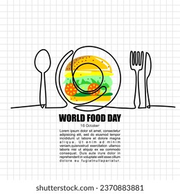 World Food Day, poster and banner, 16 October