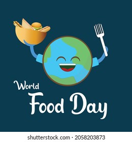 World food day simple vector