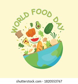 The World food day vector at design