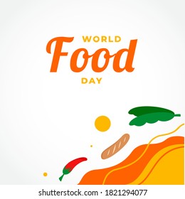 World Food Day Vector Design Illustration