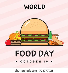World food day vector design