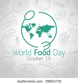 World Food Day Vector Icon Illustration