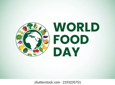 World Food Day vector illustration design suitable for social media, banners, posters