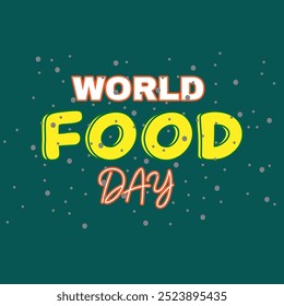 World Food Day vector illustration design suitable for social media banners posters