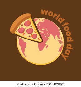 World Food Day Vector. It is suitable for posting on social media.