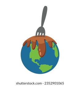 World Food logo designs concept vector 1