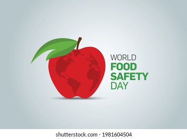 World Food Safety Day Concept Vector Illustration.