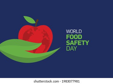 World Food Safety Day Concept Vector Illustration.