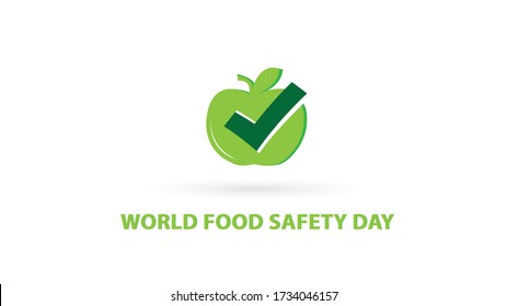 World Food Safety Day. Vector Illustration