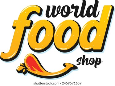 The World Food Shop Logo design