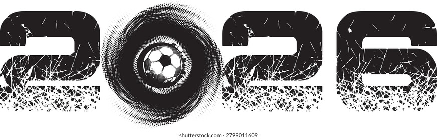 World football 2026 vector
