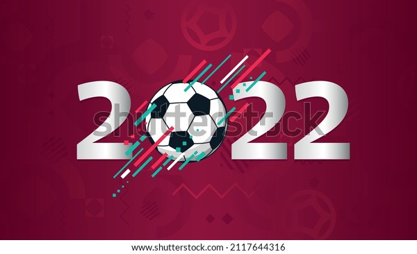 world football championship 2022, banner in color\
national flag
