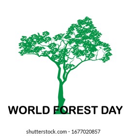 World Forest Day poster print nature 21 march