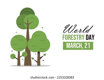 World forestry day poster design