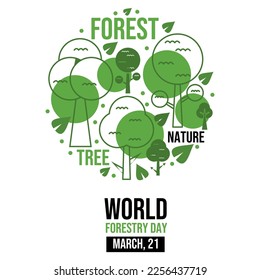 World forestry day poster design