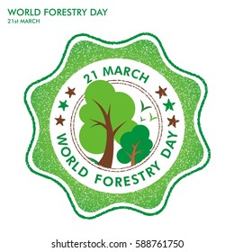 World Forestry Day stamp