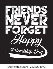 World Friendship day Typography Design, Happy Friendship day