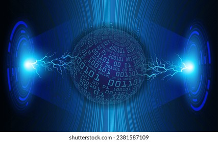 world future digital technology concept background