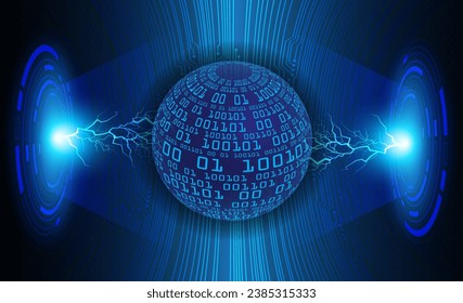 world future digital technology concept background