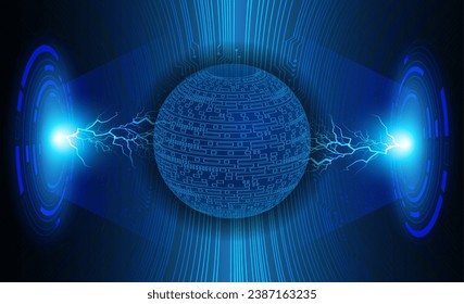 world future digital technology concept background