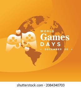 World Games Day Design Background For Greeting Moment