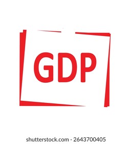 world GDP growth Graph on glowing dotted world map vector poster