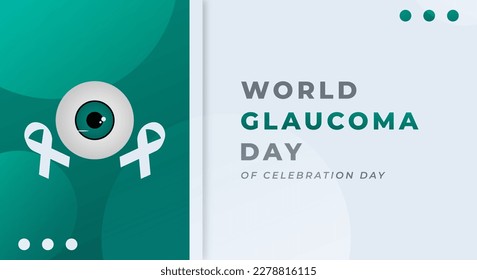World Glaucoma Day Celebration Vector Design Illustration for Background, Poster, Banner, Advertising, Greeting Card