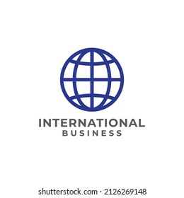 plantilla de diseño de logotipo mundial.