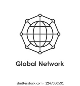 world, global, network icon