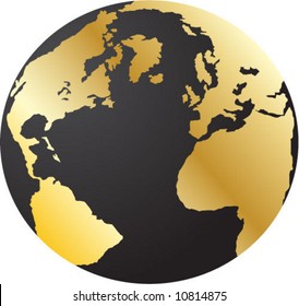 9,192 Black gold globe Images, Stock Photos & Vectors | Shutterstock