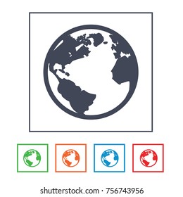 World Globe Icon