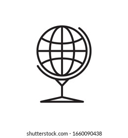 World globe icon vector design template