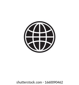 World globe icon vector design template