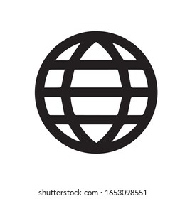 Globo Mundial. para obtener más información. vectorial de icono. logotipo