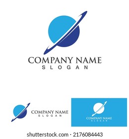 World globe logo and symbol vector