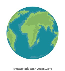 world globe map icon isolated