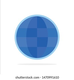 World, Globe, Map, Internet Abstract Circle Background Flat color Icon. Vector Icon Template background