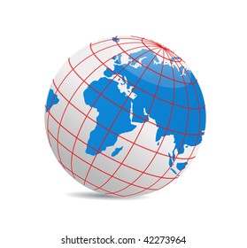 world globe vector