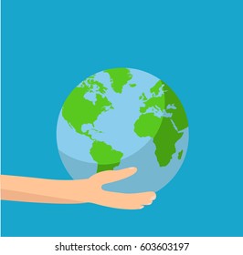 world globe vector