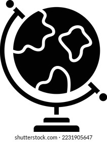World Globe vector icon. Can be used for printing, mobile and web applications.