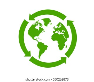 World globe vector illustration