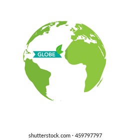 World globe, vector illustration