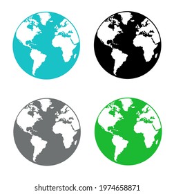 world globe vector illustration design