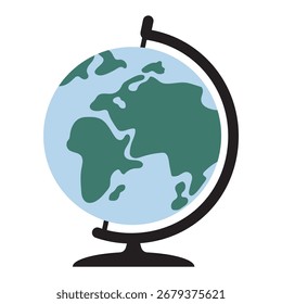 Diseño de Ilustración vectorial de Globo Mundial