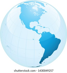 World globe vector illustration, planet icon. One of set web icons