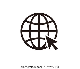 World globe website icon