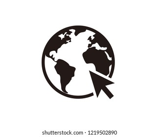 World globe website icon