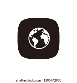 World, globe, website icon sign symbol